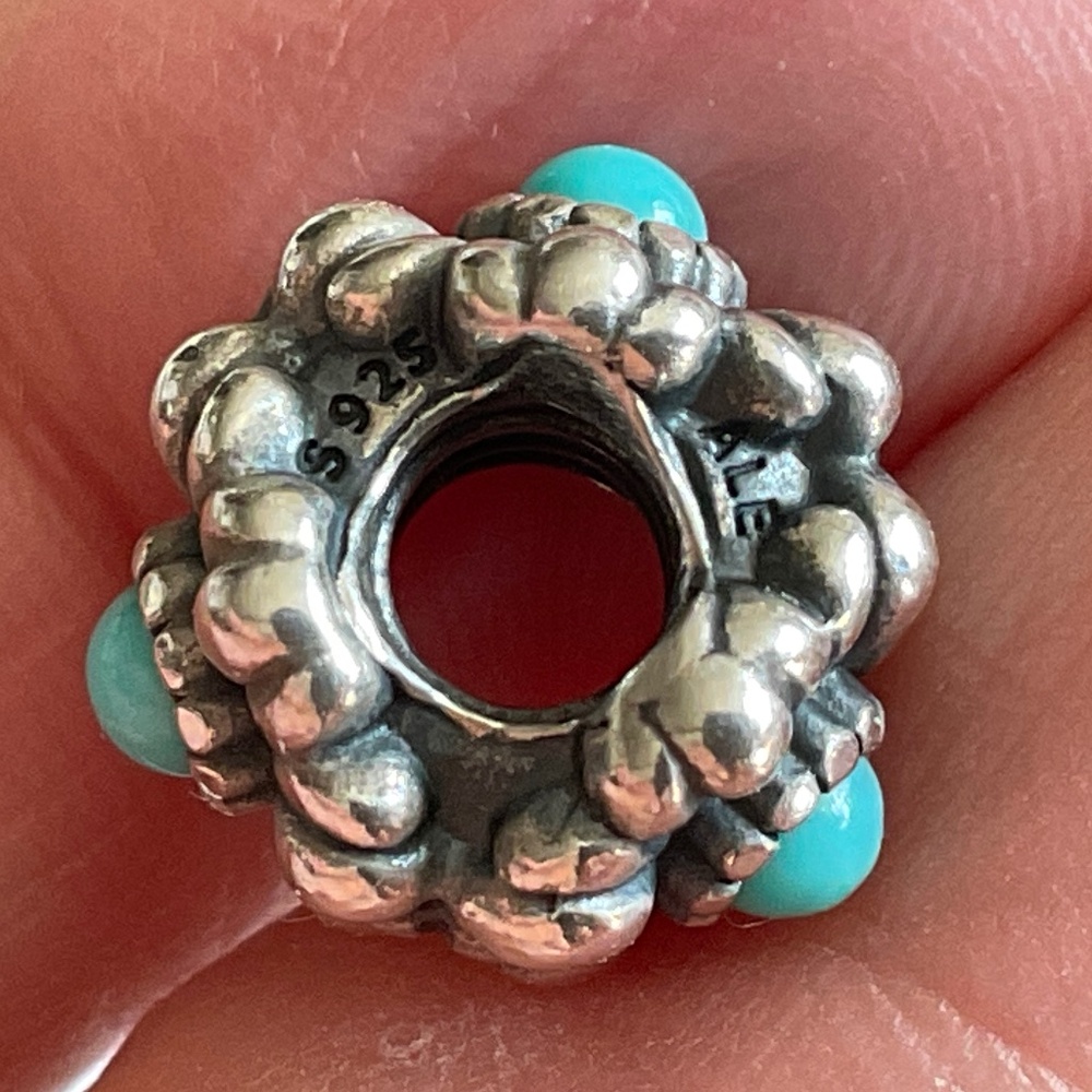 Pandora turquoise charm - Picture 4 of 4